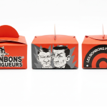 spécialité à base de noisettes: boite bonbons flingueurs boite convive